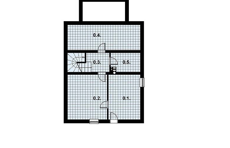 Projekt domu jednorodzinnego L-61 - 