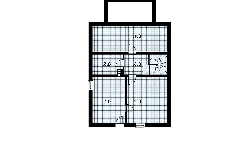 Projekt domu jednorodzinnego L-61 - 