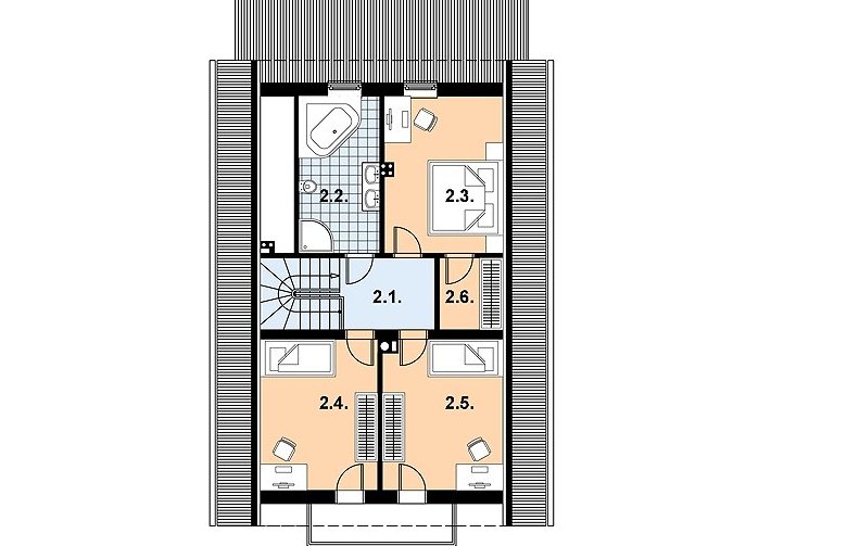 Projekt domu jednorodzinnego L-63 - 