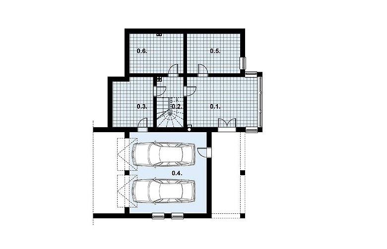 Projekt domu jednorodzinnego L-68 - 