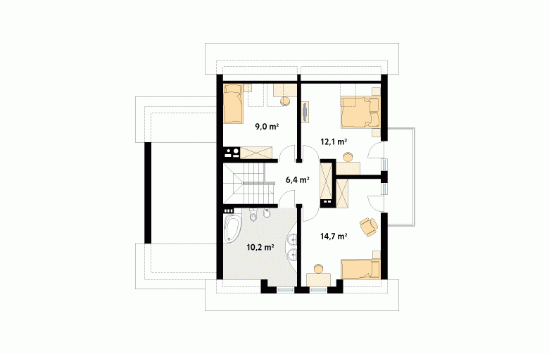 Projekt domu parterowego Boguśka dr-S - 