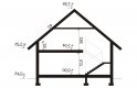 Projekt domu z poddaszem Dandys 1 G2 - przekrój 1