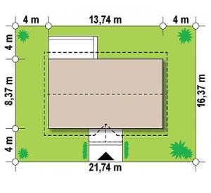 Usytuowanie budynku Z241