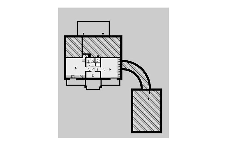 Projekt domu jednorodzinnego LK&618 - piwnica