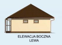 Elewacja projektu G79 garaż dwustanowiskowy - 2