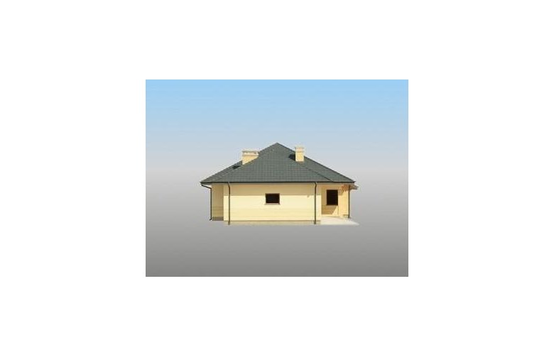 Projekt domu jednorodzinnego Szeherezada 2G - elewacja 2