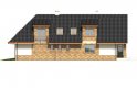 Projekt domu jednorodzinnego Oliwia - elewacja 3