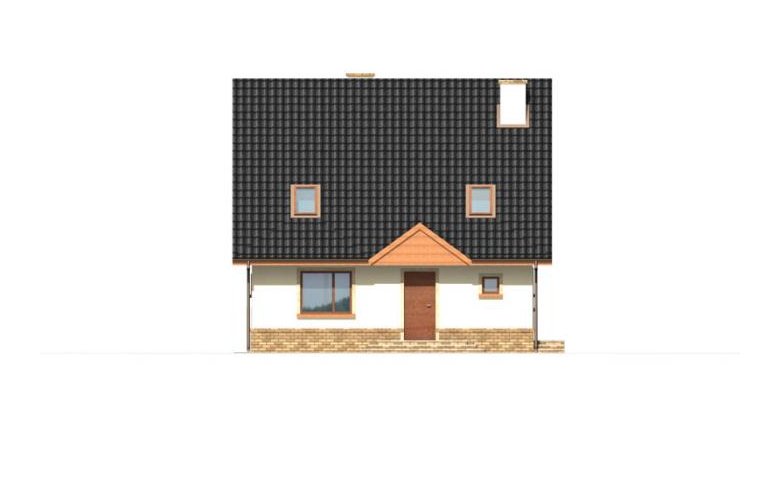 Projekt domu jednorodzinnego Sara - elewacja 2