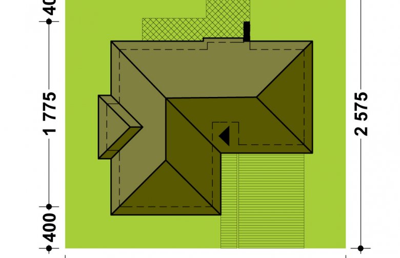 Projekt domu dwurodzinnego TK31 - Usytuowanie