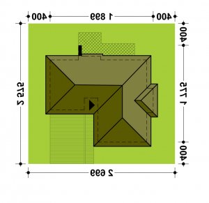 Usytuowanie budynku TK31 w wersji lustrzanej