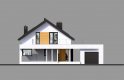Projekt domu z poddaszem HomeKoncept 2 - elewacja 1