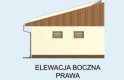 Projekt garażu G78 - elewacja 4