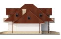 Projekt domu jednorodzinnego Fidiasz - elewacja 3