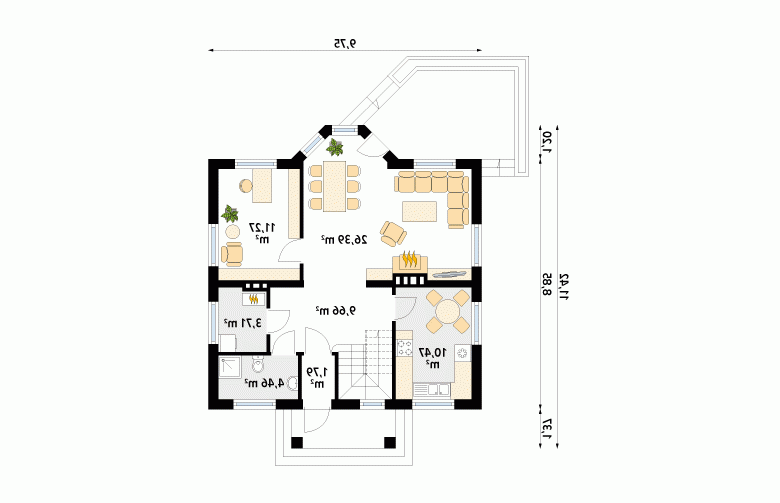 Projekt domu wielorodzinnego Echo 3 - 