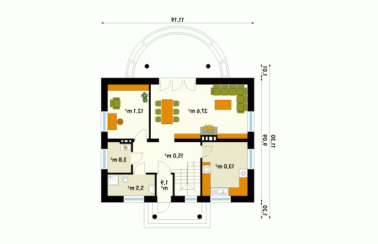 Projekt domu wielorodzinnego Eko - 