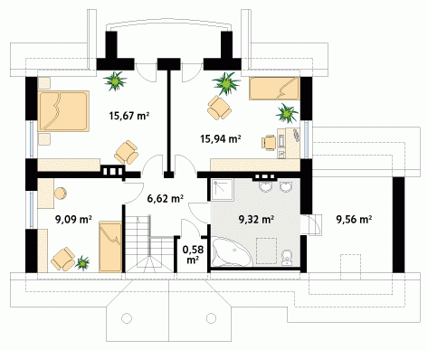 Rzut projektu Eko 2