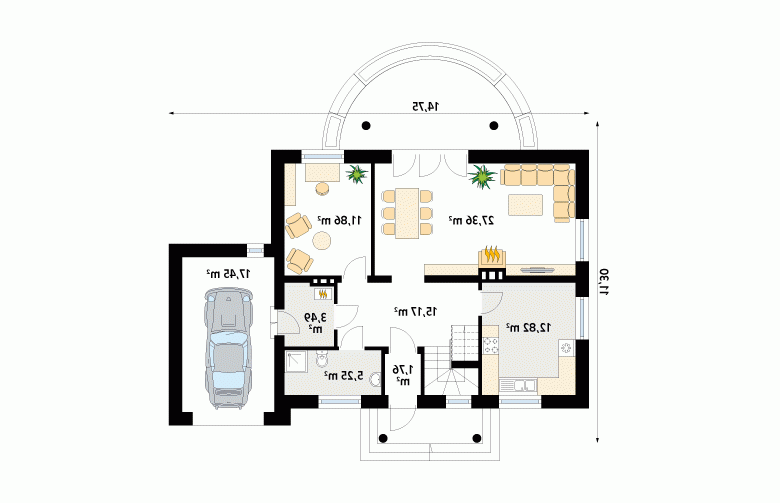 Projekt domu wielorodzinnego Eko 2 - 