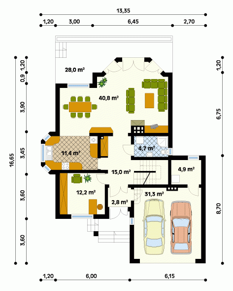 Rzut projektu Forte 3