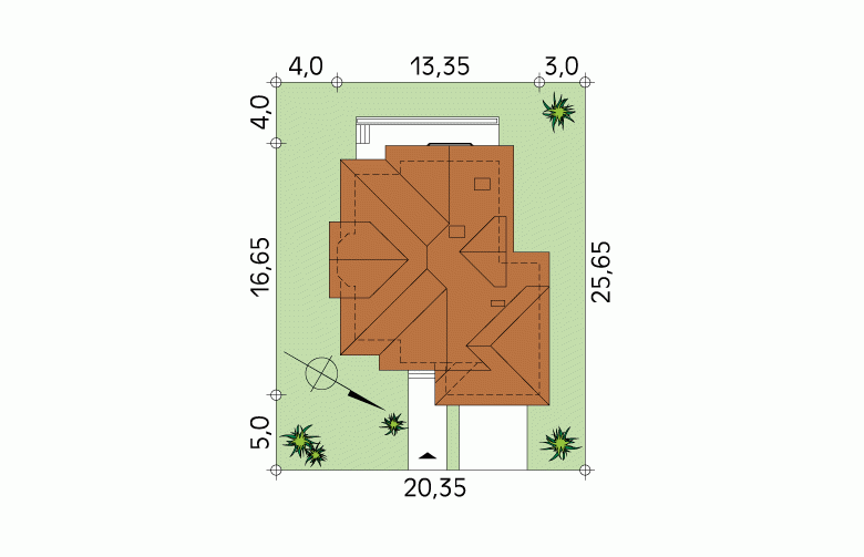 Projekt domu wielorodzinnego Forte 3 - Usytuowanie