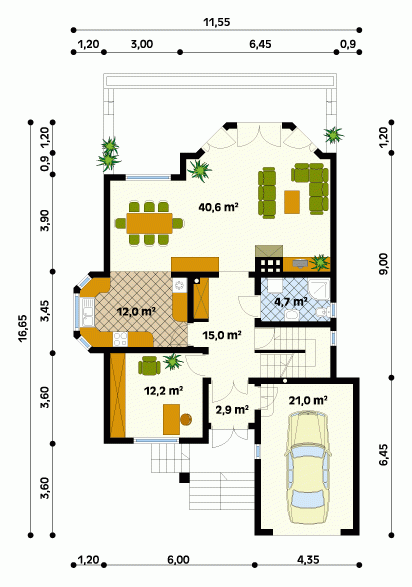 Rzut projektu Forte 2