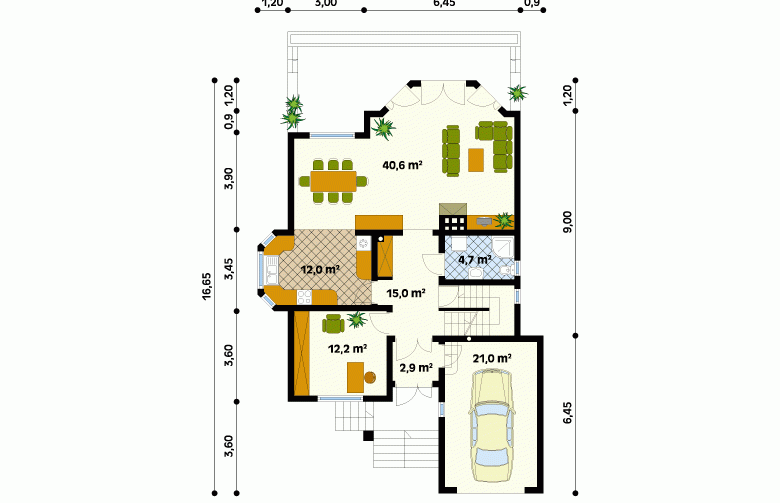 Projekt domu wielorodzinnego Forte 2 - 