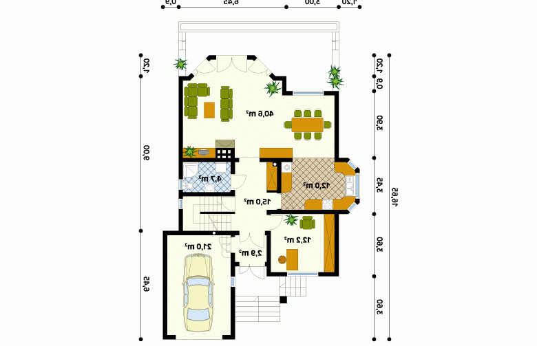 Projekt domu wielorodzinnego Forte 2 - 