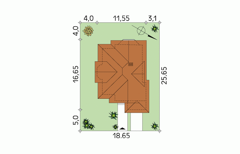 Projekt domu wielorodzinnego Forte 2 - Usytuowanie