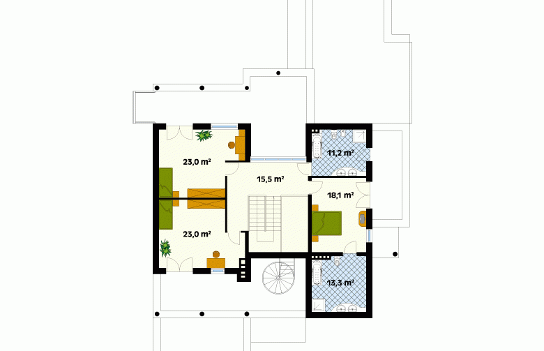 Projekt domu szkieletowego Freya - 