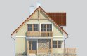 Projekt domu jednorodzinnego LK&706 - elewacja 1