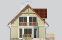 Projekt domu jednorodzinnego LK&706 - elewacja 3