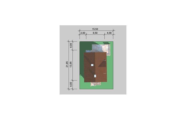 Projekt domu jednorodzinnego LK&706 - Usytuowanie