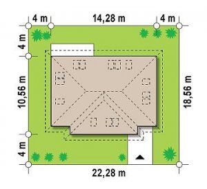 Usytuowanie budynku Z83