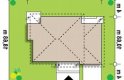 Projekt domu jednorodzinnego Zx12 - usytuowanie - wersja lustrzana