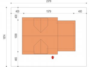 Usytuowanie budynku Ptyś 2G