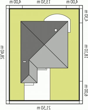 Usytuowanie budynku Irma II G1 w wersji lustrzanej