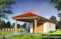 Projekt domu energooszczędnego Garaż BG08 (434) - wizualizacja 0