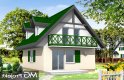 Projekt domu jednorodzinnego D03 (43) - wizualizacja 1