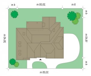 Usytuowanie budynku Dallas  w wersji lustrzanej