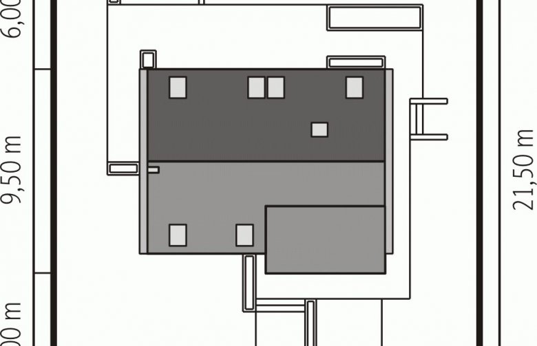 Projekt domu jednorodzinnego Antek G1 - Usytuowanie