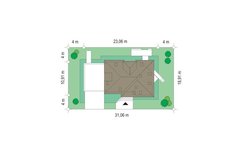 Projekt domu jednorodzinnego Eko (61) - Usytuowanie