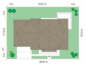 Usytuowanie budynku Faworyt 2 (66)