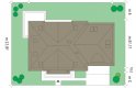 Projekt domu jednorodzinnego Faworyt 2 (66) - usytuowanie - wersja lustrzana
