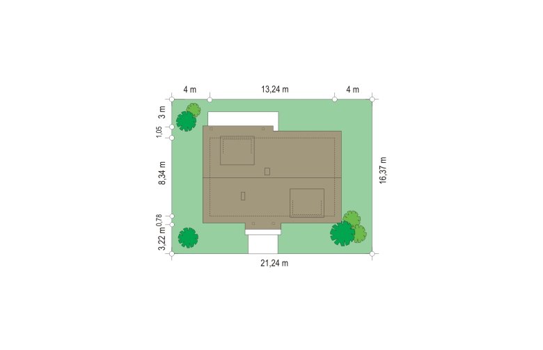 Projekt domu jednorodzinnego Fraszka (73) - Usytuowanie