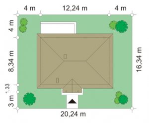 Usytuowanie budynku Jak marzenie (89)