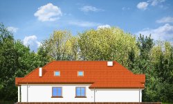 Elewacja projektu Jamnik (93) - 3 - wersja lustrzana