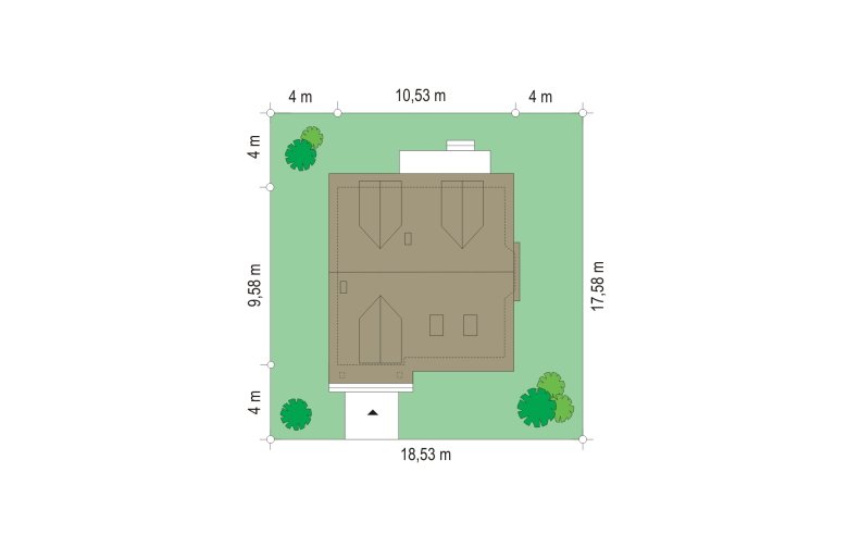 Projekt domu jednorodzinnego Klif (113) - Usytuowanie