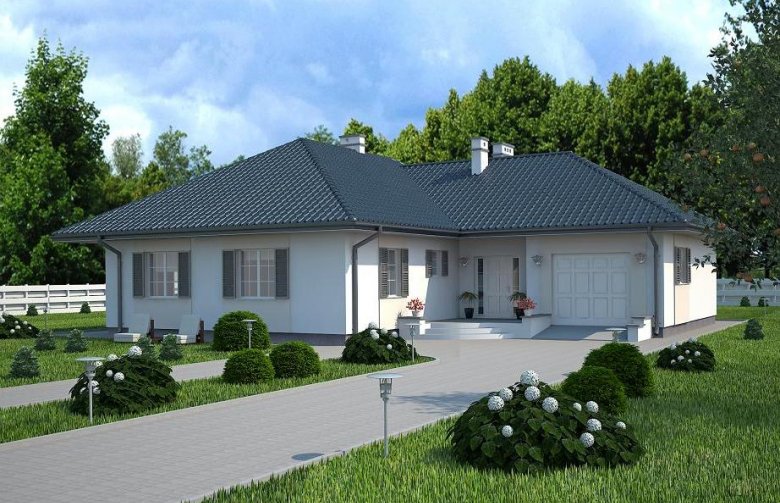 Projekt domu dwurodzinnego Wacław