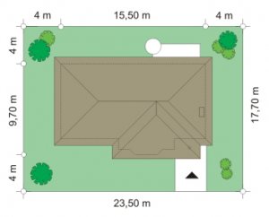 Usytuowanie budynku Kujawiak (121)