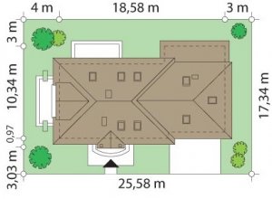 Usytuowanie budynku Magnolia (126)