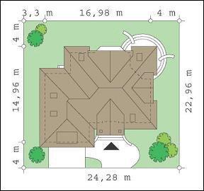 Usytuowanie budynku Maja 2 (128)